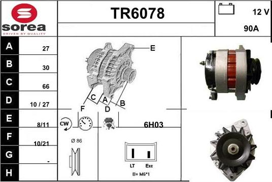 Sera TR6078 - Alternateur cwaw.fr