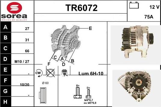 Sera TR6072 - Alternateur cwaw.fr