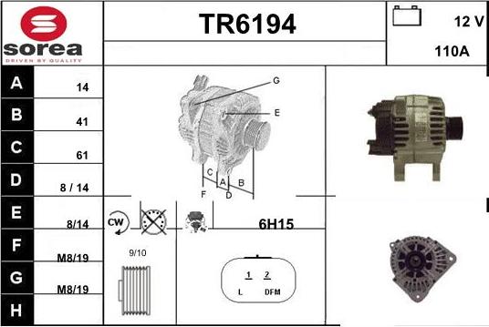 Sera TR6194 - Alternateur cwaw.fr