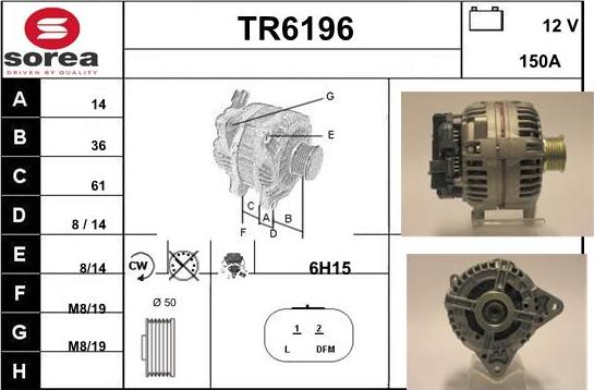 Sera TR6196 - Alternateur cwaw.fr