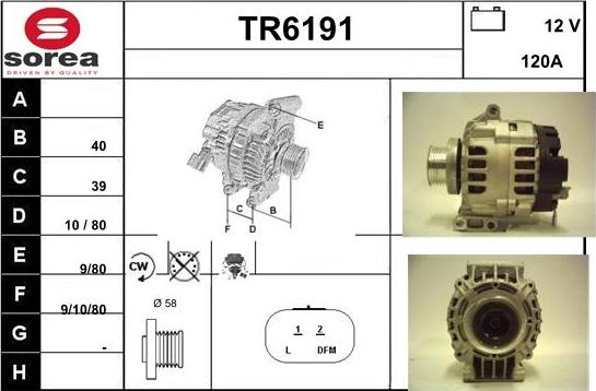 Sera TR6191 - Alternateur cwaw.fr