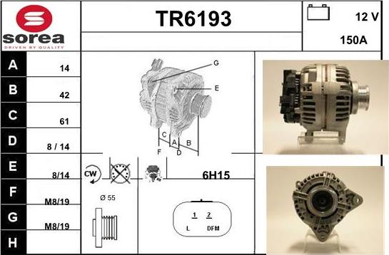 Sera TR6193 - Alternateur cwaw.fr