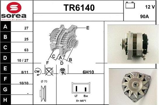 Sera TR6140 - Alternateur cwaw.fr