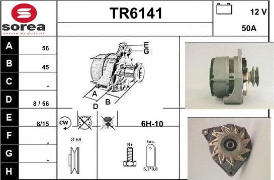 Sera TR6141 - Alternateur cwaw.fr