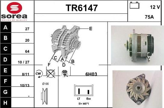 Sera TR6147 - Alternateur cwaw.fr