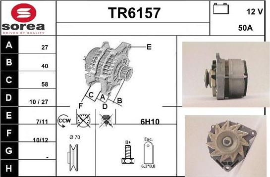 Sera TR6157 - Alternateur cwaw.fr