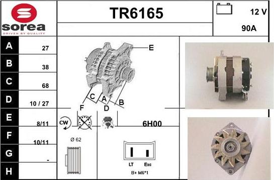 Sera TR6165 - Alternateur cwaw.fr