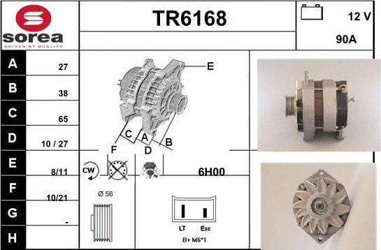 Sera TR6168 - Alternateur cwaw.fr