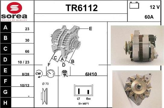 Sera TR6112 - Alternateur cwaw.fr