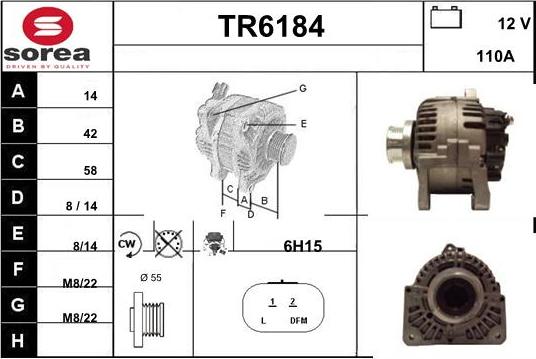 Sera TR6184 - Alternateur cwaw.fr