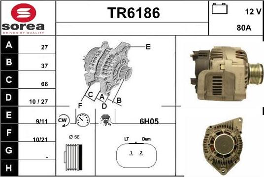 Sera TR6186 - Alternateur cwaw.fr