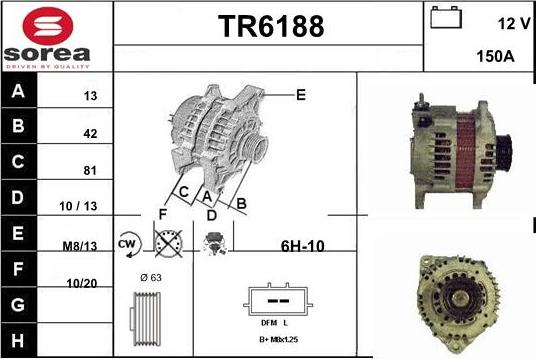 Sera TR6188 - Alternateur cwaw.fr