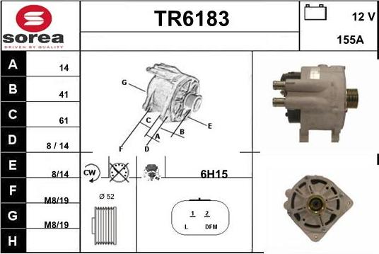 Sera TR6183 - Alternateur cwaw.fr