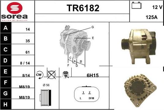 Sera TR6182 - Alternateur cwaw.fr