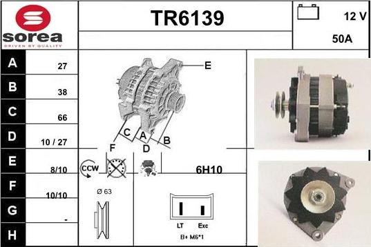 Sera TR6139 - Alternateur cwaw.fr