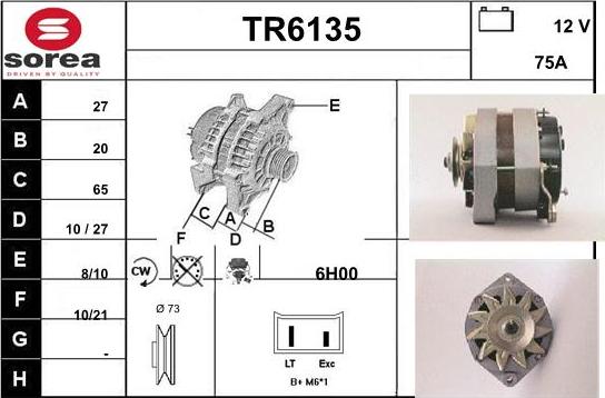 Sera TR6135 - Alternateur cwaw.fr