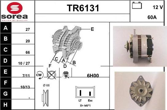 Sera TR6131 - Alternateur cwaw.fr