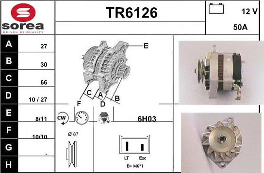 Sera TR6126 - Alternateur cwaw.fr