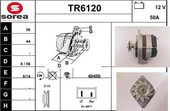 Sera TR6120 - Alternateur cwaw.fr