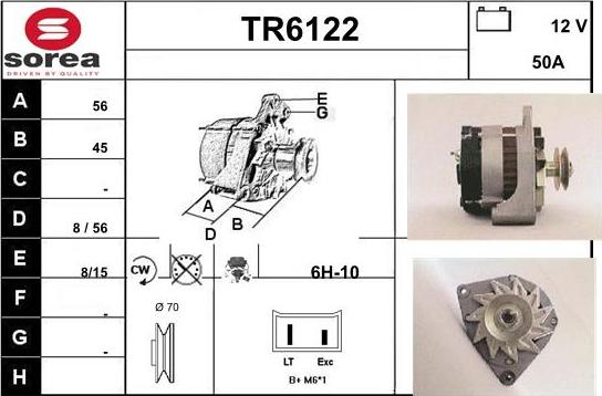 Sera TR6122 - Alternateur cwaw.fr