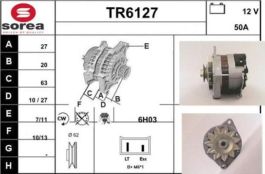 Sera TR6127 - Alternateur cwaw.fr