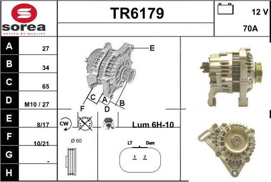 Sera TR6179 - Alternateur cwaw.fr