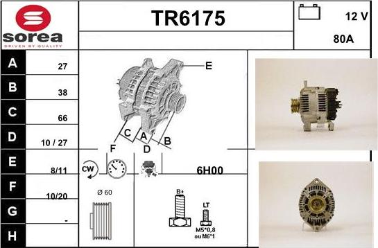 Sera TR6175 - Alternateur cwaw.fr