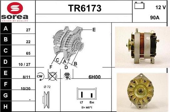 Sera TR6173 - Alternateur cwaw.fr