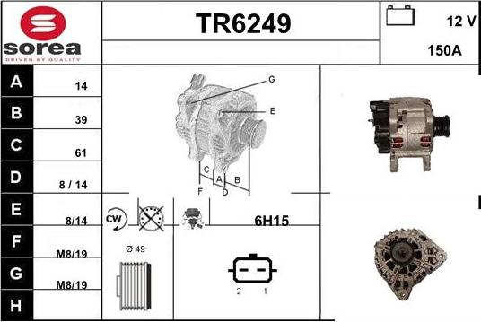 Sera TR6249 - Alternateur cwaw.fr