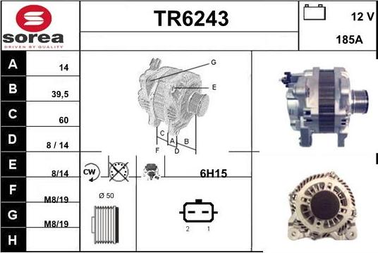 Sera TR6243 - Alternateur cwaw.fr