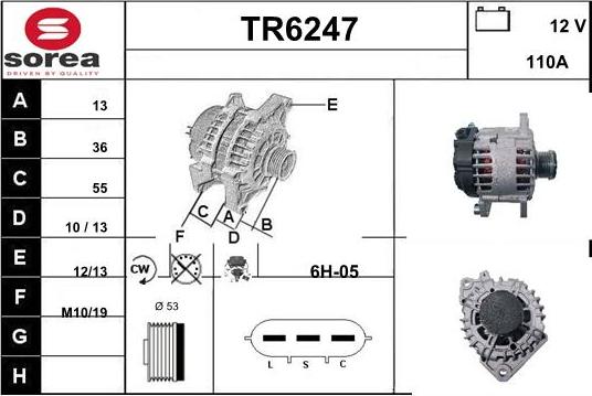 Sera TR6247 - Alternateur cwaw.fr