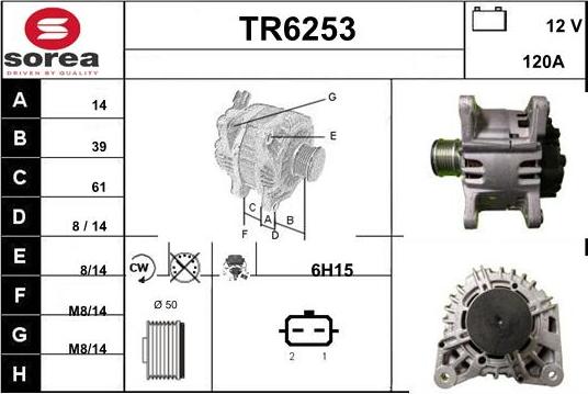 Sera TR6253 - Alternateur cwaw.fr