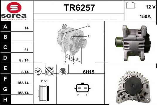 Sera TR6257 - Alternateur cwaw.fr