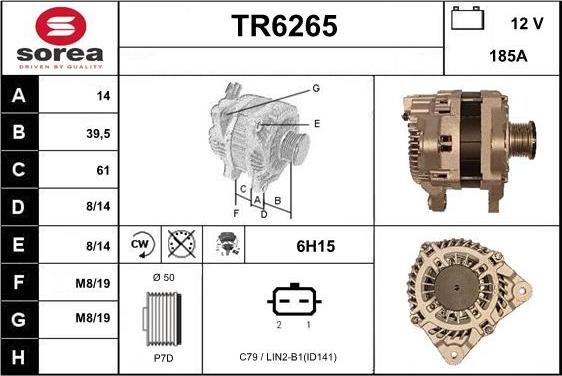 Sera TR6265 - Alternateur cwaw.fr