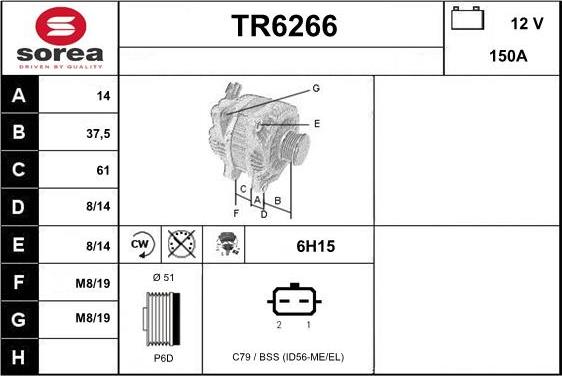 Sera TR6266 - Alternateur cwaw.fr