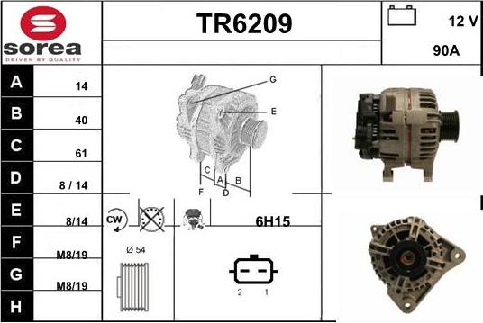 Sera TR6209 - Alternateur cwaw.fr