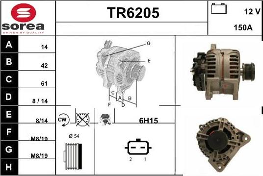 Sera TR6205 - Alternateur cwaw.fr