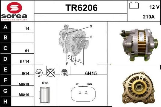 Sera TR6206 - Alternateur cwaw.fr