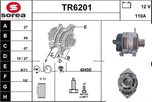 Sera TR6201 - Alternateur cwaw.fr