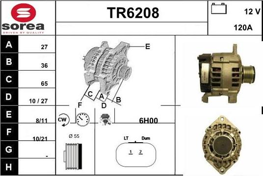 Sera TR6208 - Alternateur cwaw.fr