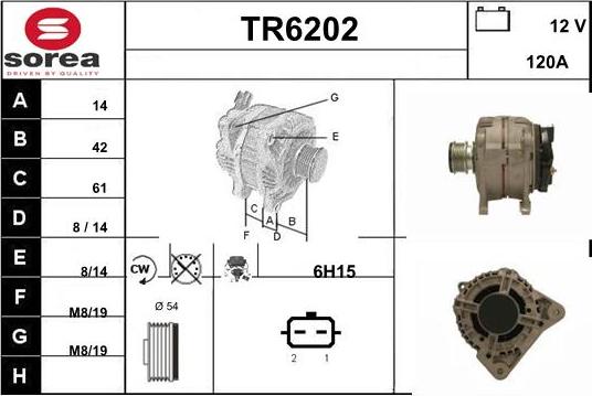 Sera TR6202 - Alternateur cwaw.fr