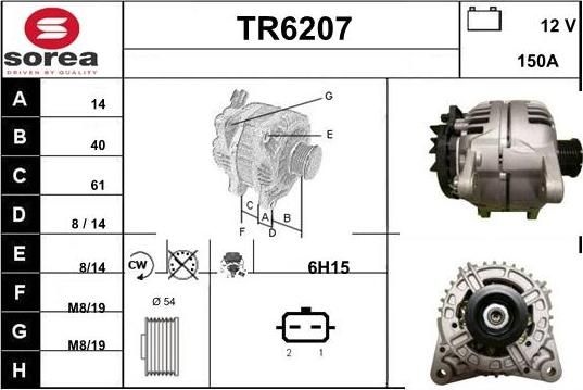 Sera TR6207 - Alternateur cwaw.fr