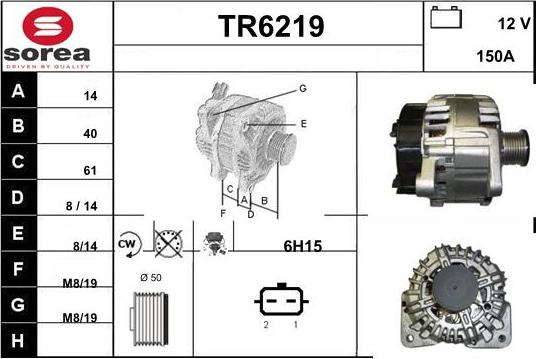 Sera TR6219 - Alternateur cwaw.fr