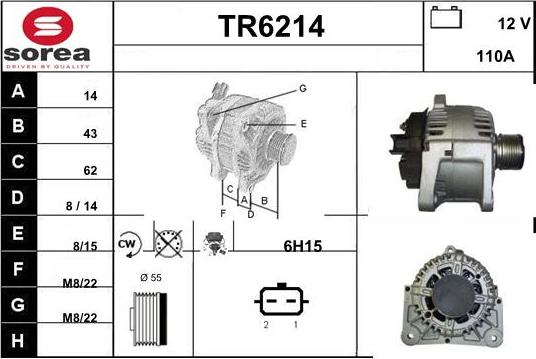 Sera TR6214 - Alternateur cwaw.fr