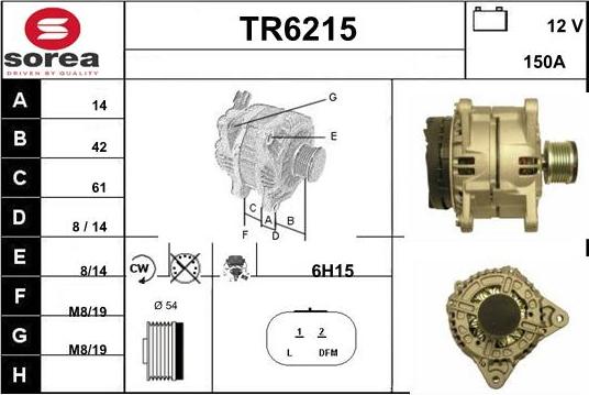 Sera TR6215 - Alternateur cwaw.fr