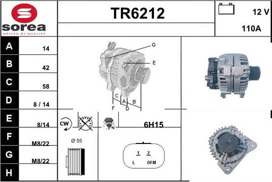 Sera TR6212 - Alternateur cwaw.fr