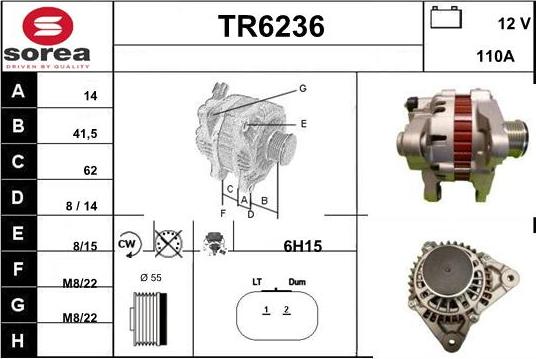 Sera TR6236 - Alternateur cwaw.fr