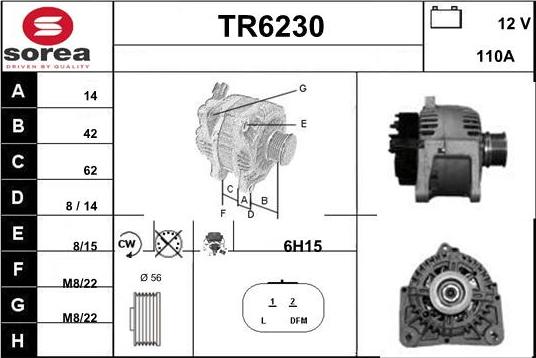 Sera TR6230 - Alternateur cwaw.fr