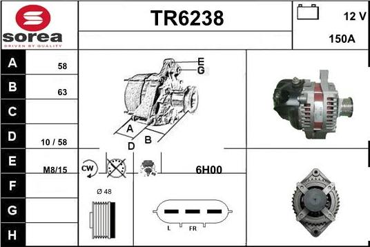 Sera TR6238 - Alternateur cwaw.fr