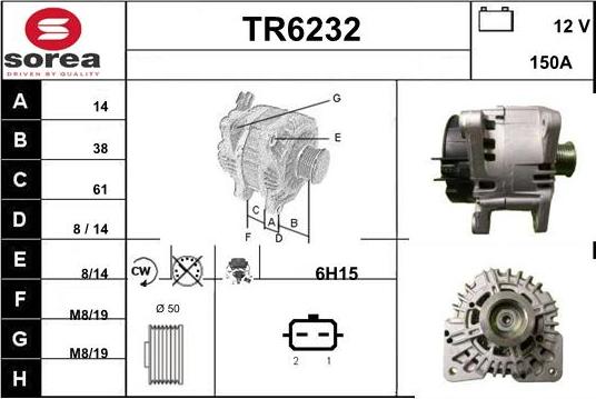 Sera TR6232 - Alternateur cwaw.fr